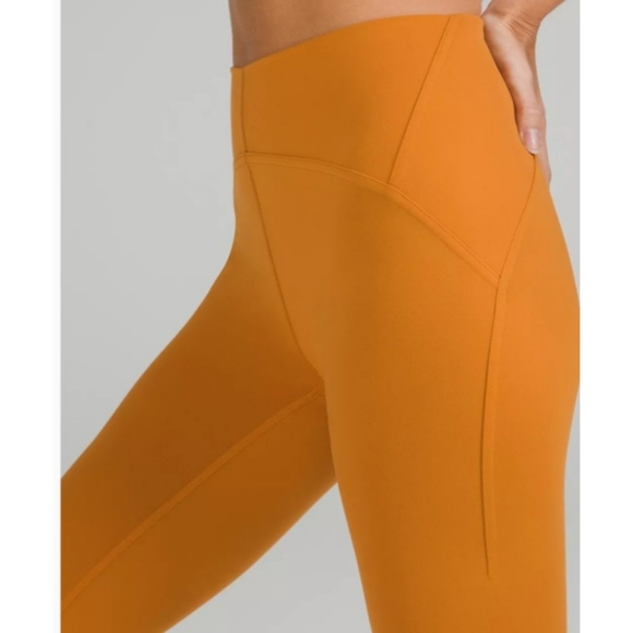 LULULEMON Instill High-Rise Tight 25" Autumn Orange Size 0 NWT - Picture 9 of 9